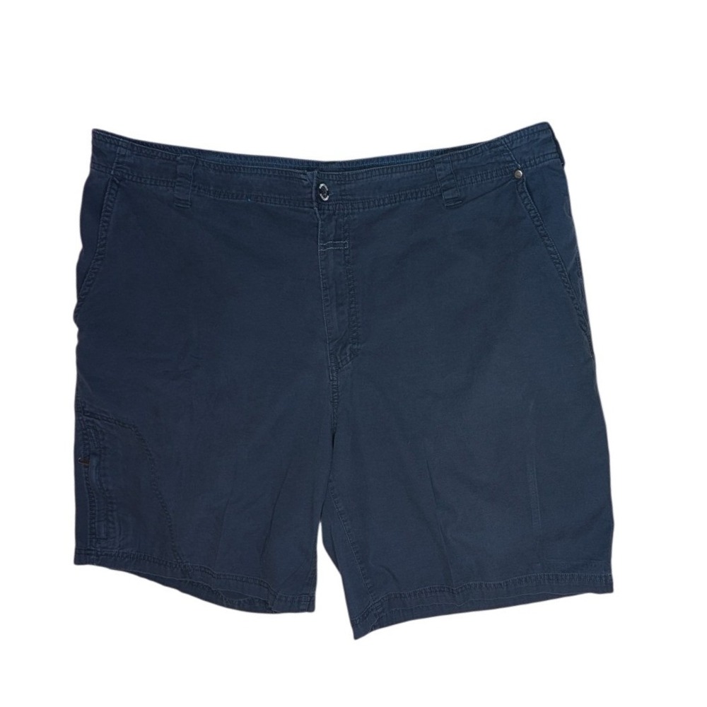 Columbia Shorts Mens 42W Navy Blue Omni-Shade Sun Protection Hiking Cargo 10in